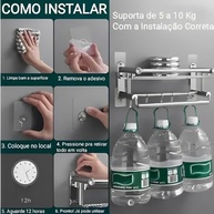 com-sem-banheiro-cozinha-transparente-8-parafuso-kit-adesivos-ganchos-a-para-furos-e-a