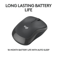 Mouse Sem Fio Logitech M240 com Conexão Bluetooth, Clique Silencioso, Design Ambidestro Compacto, Bateria de 18 Meses, Compatível com Windows, macOS, ChromeOS - Grafite - imagem 4