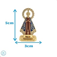 Imagem de Nossa Senhora Aparecida com Coroa - Painel Autoadesivo para Carro, Escritório e Decoração - imagem 4