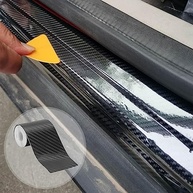 PUCHE DE FIBRA DE CARBONO AUTOADESIVA - Decore e Proteja Seu Carro com Estilo - imagem 4
