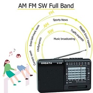 Rádio Portátil XHDATA D-328: Seu Companheiro de Onda Curta, FM/AM e MP3 com Bateria Recarregável - imagem 3