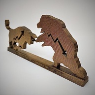 Touro e Urso Wall Street Totem - Decore seu Escritório com Estilo e Simbolismo - imagem 5