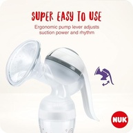 NUK Bomba de Leite Manual com Almofada de Silicone Macia | Sistema Ergonômico e Mamadeira Perfect Match 150ml - imagem 5