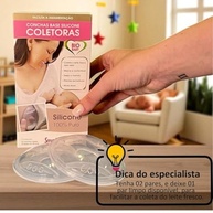 Coletor de Leite Materno em Silicone com 2 Conchas - Design Mãos Livres para Amamentação Confortável - imagem 5