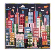 Quebra-Cabeça Kate Spade New York 500 Peças - Manhattam Skyline 22" x 22" com Caixa de Armazenamento - imagem 3
