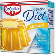 Dr. Oetker Gelatina em Pó Diet, Sabor Abacaxi, Sobremesa com Sabor e Consistência Deliciosa, Fácil de Fazer, 12g - imagem 2