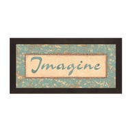 Quadro com Vidro Kapos Imbuia 12X27 - Decore com Estilo e Sofisticação - imagem 1