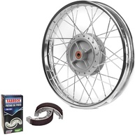 Roda Traseira Raiada CG 150/160 Titan, Fan e Start: Completa com Rolamentos e Lonas de Freio - imagem 2