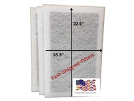 Pacote com 3 Filtros de Ar Eletrônico 51x63cm - Substituição Branca de Alta Qualidade - imagem 1