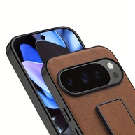 Pixel 10 Pro XL: Capa Premium em Couro com Suporte - imagem 3