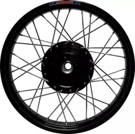 Par de Rodas Alumínio Preto com Raios Inox para Honda CG Fan 125 (2009-2023) - Tambor - imagem 2