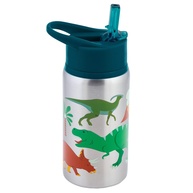 Garrafa de Água DINO em Aço Inoxidável 510g com Tampa de Palha Reutilizável - Ideal para Crianças - imagem 1