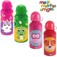 Garrafa Térmica Infantil Inox 400ml com Tampa - Meus Melhores Amigos | Segura, Durável e Estilosa - imagem 5