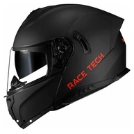 Capacete Race Tech Signal Escamoteável Preto Fosco com Óculos Interno - Tamanho 62/XL - imagem 2