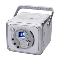 Boombox Jensen Prata com Bluetooth e CD: Som Clássico com Tecnologia Moderna - imagem 1