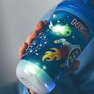 Copo Pisca-Pisca Nûby com Bico Rígido 300ml Azul - Térmico, Antivazamento e Livre de BPA - imagem 3