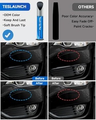 Tinta de Retoque Teslaunch para BMW Preto Carbono Metálico - Reparo de Arranhões com Cor Exata - imagem 3