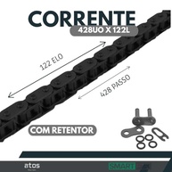 Kit Relação Transmissão XTZ Crosser 150 Smart Fox 2014-2025 com Retentor - Aço 1045 Resistente - imagem 5