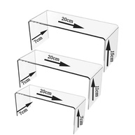 com-transparente-3-a-escada-de-expositores-conjunto-em-organize-acrilico-a