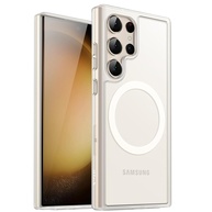 JETech Capa Magnética para Samsung S23 Ultra 5G: Proteção Premium com MagSafe (Transparente Fosco) - imagem 1