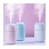 Mini Umidificador Purificador de Ar Aromatizador Difusor Portátil Ultrassônico com Cabo USB e LED Silencioso Multicolorido para Qualquer Ambiente - Recarregável com Luz Colorida 280ML - imagem 2