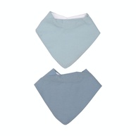 Babador Bandana Liso Papi Baby - Conjunto com 2 Unidades para Bebês - imagem 1