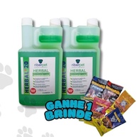Riberpet Herbal Desinfetante Viricida 1L - Kit 2 Unidades com Amônia Quaternária - imagem 2