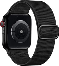 Pulseira Lerobo unissex, trançada, esportiva, de nylon elástico, compatível com Apple Watch Ultra 2, SE, 9, 8, 7, 6, 5, 4, 3, 2, 1 de 38 mm, 40 mm, 41 mm, 42 mm, 44 mm, 45 mm, 49 mm - imagem 1