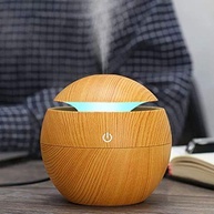Difusor de Aromas Ultrassônico USB em Formato de Madeira com LED 7 Cores - Ideal para Ambientes Relaxantes - imagem 3