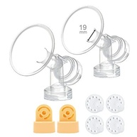 Proteção Mamária 19mm com Válvula e Membrana para Bombas Medela - Maymom - imagem 2