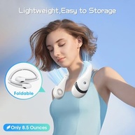 OLV Ventilador de Pescoço 5000 mAh - 360° Resfriamento Silencioso com 3 Velocidades - imagem 5