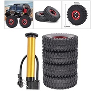 Rodas e Pneus 120mm Vermelhos para SCX10 1/10: Aventura Off-Road com Máxima Tração! - imagem 4