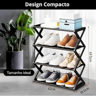 Sapateira Organizadora Vertical com 4 Prateleiras - Design Moderno e Compacto - imagem 3