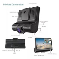 Câmera Veicular DVR 3 em 1 Full HD 1080p com Visão Noturna e Monitor de Estacionamento - imagem 5