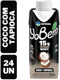 Pack YoBem Bebida Proteica Coco com Tapioca 15g de Proteínas Whey - 24 Unidades - imagem 1