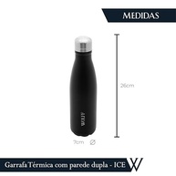 Garrafa Térmica WOLFF 500ml - Aço Inox com Parede Dupla, Design Moderno e Isolamento Térmico Avançado - imagem 3