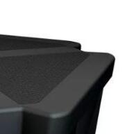 Combo 2 Mesas Pretas Reforçadas Monobloco: Design Moderno e Durabilidade Extrema - imagem 1