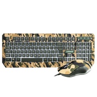 Combo Gamer Warrior Kyler: Teclado e Mouse Army - imagem 1