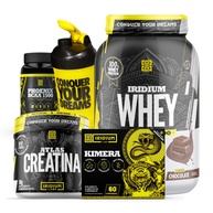 Combo Hipertrofia Total: Whey, BCAA, Creatina + Kimera - imagem 1