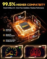 FAHREN H11 9005: Combo de Lâmpadas LED 140.000LM Ultra Brilhante para Neblina e Farol - imagem 4
