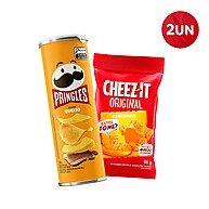 Combo Pringles Queijo 109g + Cheez-It Cheddar 65g: Crocância Dupla! - imagem 1