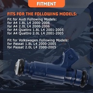 Kit 4 Injetores de Combustível 0280156065 para Audi A4/A4 Quattro & VW Passat 1.8L Turbo - imagem 4