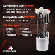 Módulo Bomba Combustível Elétrica E8788M para Nissan Armada, Titan, Infiniti QX56 5.6L V8 (2007-2015) - imagem 5