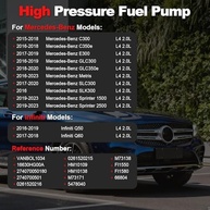 Bomba de Combustível Alta Pressão para Mercedes-Benz e Infiniti 2.0L L4 (2015-2023) - imagem 3