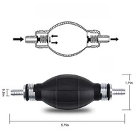 Black Primer Bulb - Bomba de Combustível Manual 8mm para Motores a Gasolina e Diesel - imagem 3
