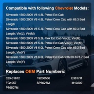 Bomba de Combustível Premium para Chevy Silverado & GMC Sierra 1500 V8 (4.8L, 5.3L, 6.0L) - Substituição E3817M - imagem 3
