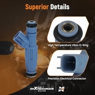 Kit 8 Injetores de Combustível 4 Furos maXpeedingrods para Dodge, Jeep e Chrysler - Alta Performance e Economia - imagem 4