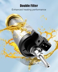 Bomba de Combustível Silenciosa para Aquecedor Diesel Webasto/Eberspacher D2/D4/D5 com Filtros Duplos - imagem 4