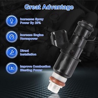Kit 8 Injetores de Combustível para Acura MDX, TL, Honda Accord, Odyssey, Pilot, Ridgeline 3.0L/3.2L/3.5L - Substitui 16450-RCA-A01 - imagem 5
