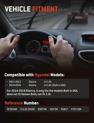 Módulo Bomba Combustível Elétrica c/ Sensor Pressão HYR para Hyundai Elantra 2011-2016 L4 1.8L - Substitui E9073M, 31110-3X500 - imagem 3